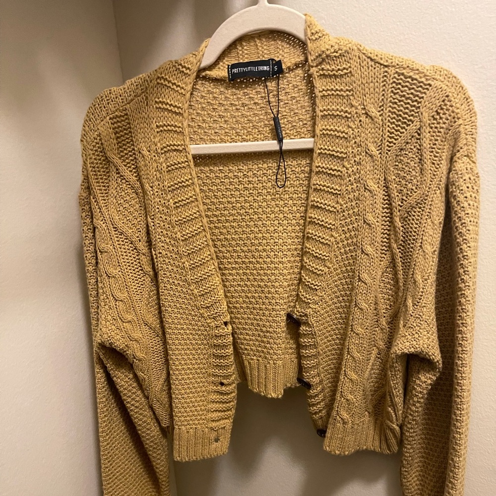 PLT cropped cardigan